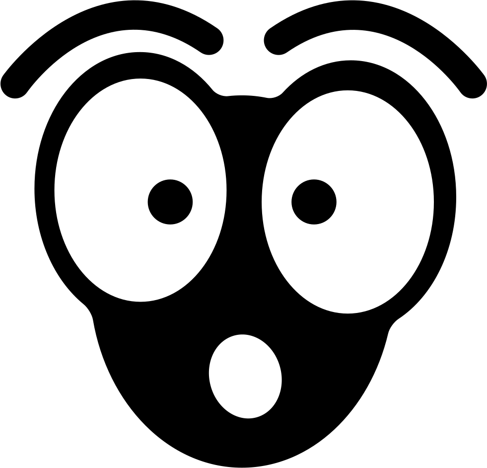Iconexperience G-collection Emoticon Surprised Icon - Surprised Icon Png Clipart (981x942), Png Download