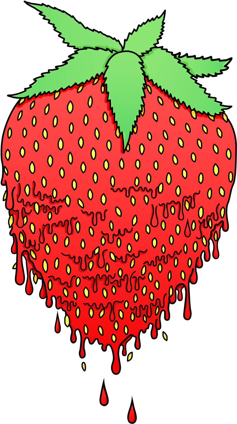 Drippy Fruit Clipart (1000x1578), Png Download