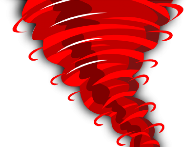 Tornado Clipart Realistic - Tornado Moving Clip Art - Png Download (640x480), Png Download