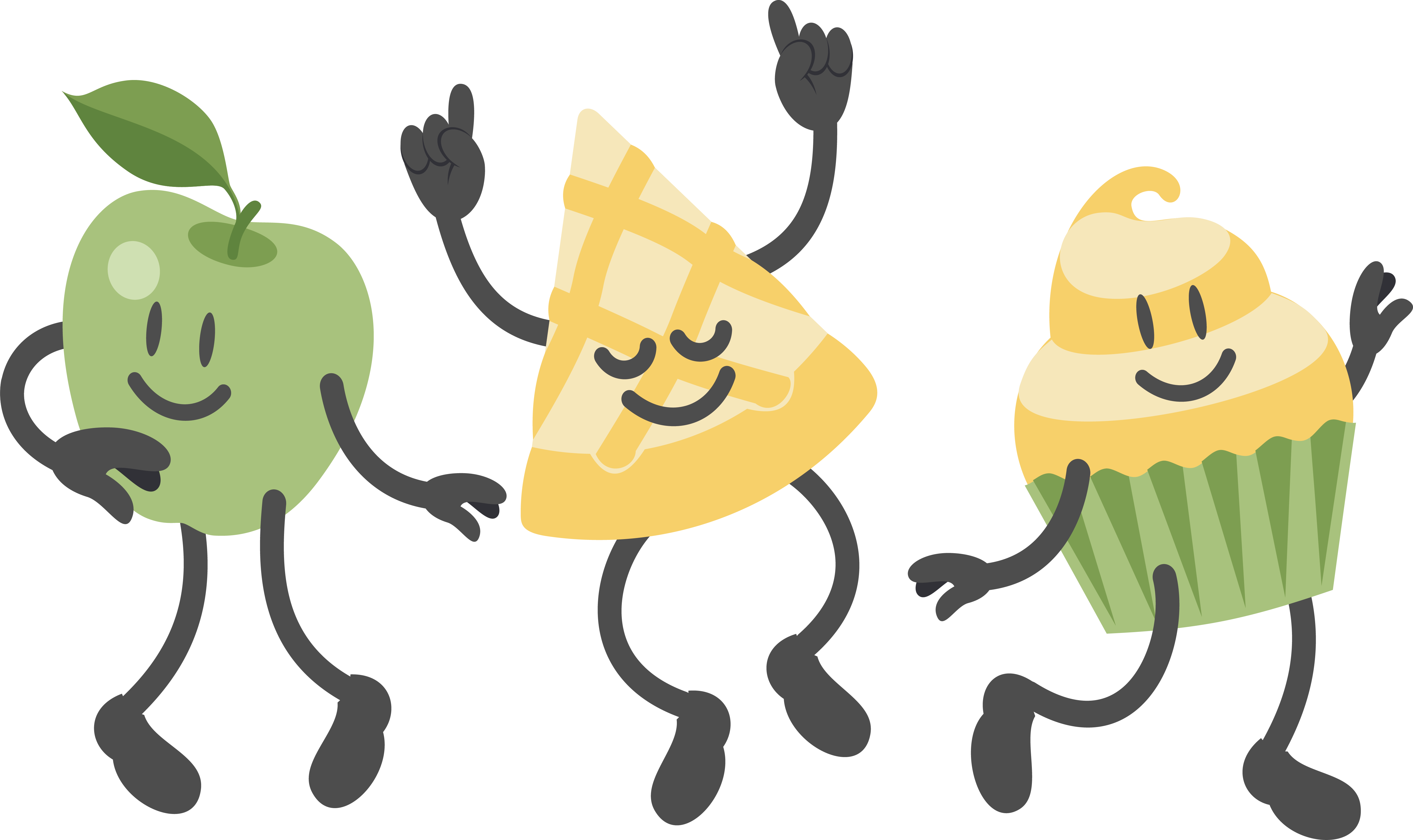 Apple Art Pizza Transprent Png Free Download Clipart (5313x3160), Png Download