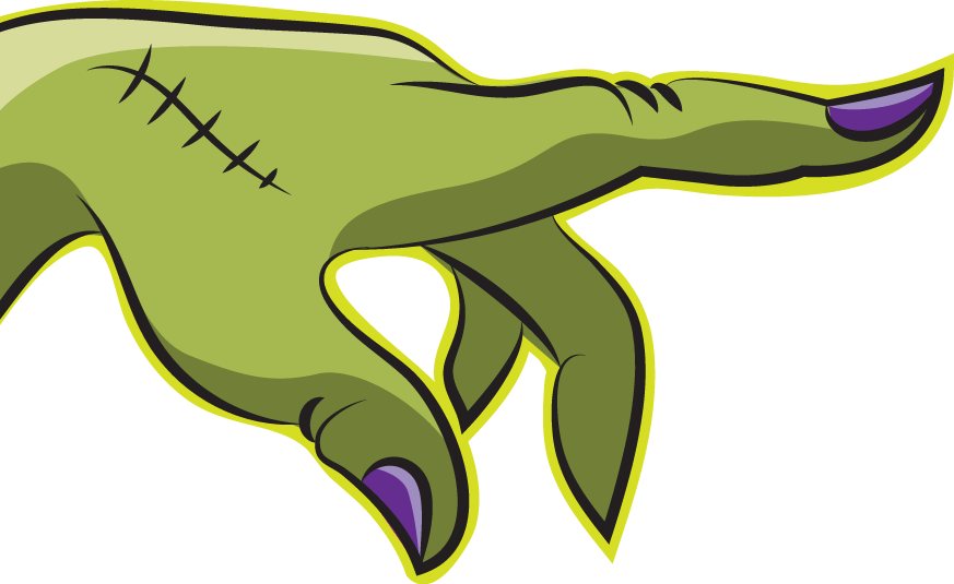 Zombie Hand - Symphonic Source, Inc. Clipart (873x535), Png Download