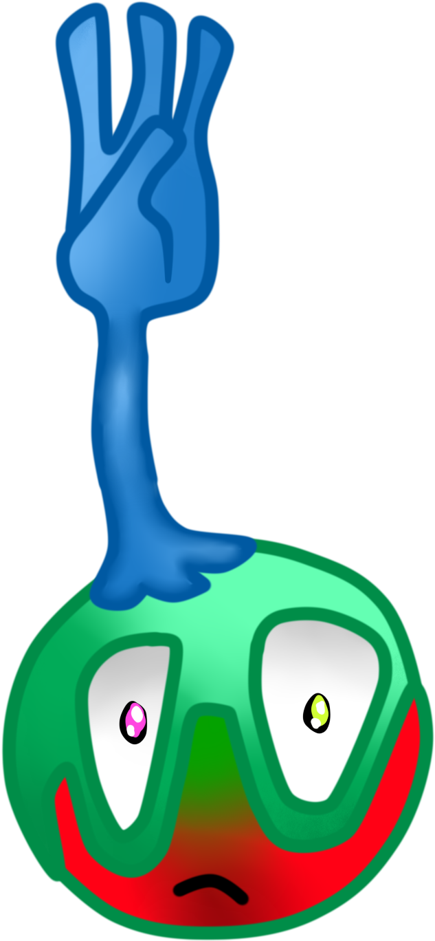 Throws A Zombie Into The Air And When The Zombies Falls, - Plants Vs. Zombies Clipart (1946x1642), Png Download