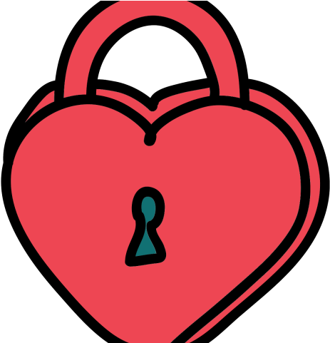 Padlock Clipart Heart - Png Download (640x480), Png Download