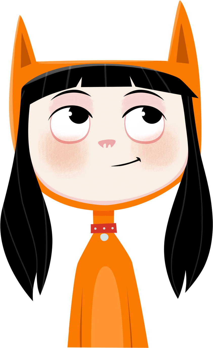 Kitty Is Not Cat Cartoon Clipart (951x1457), Png Download