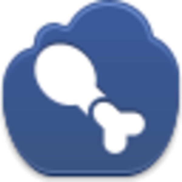 Chicken Leg Icon Free Images At Clker - Facebook Clipart (600x600), Png Download