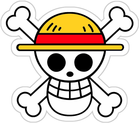 Strawhats Jolly Roger - One Piece Flag Clipart (600x600), Png Download