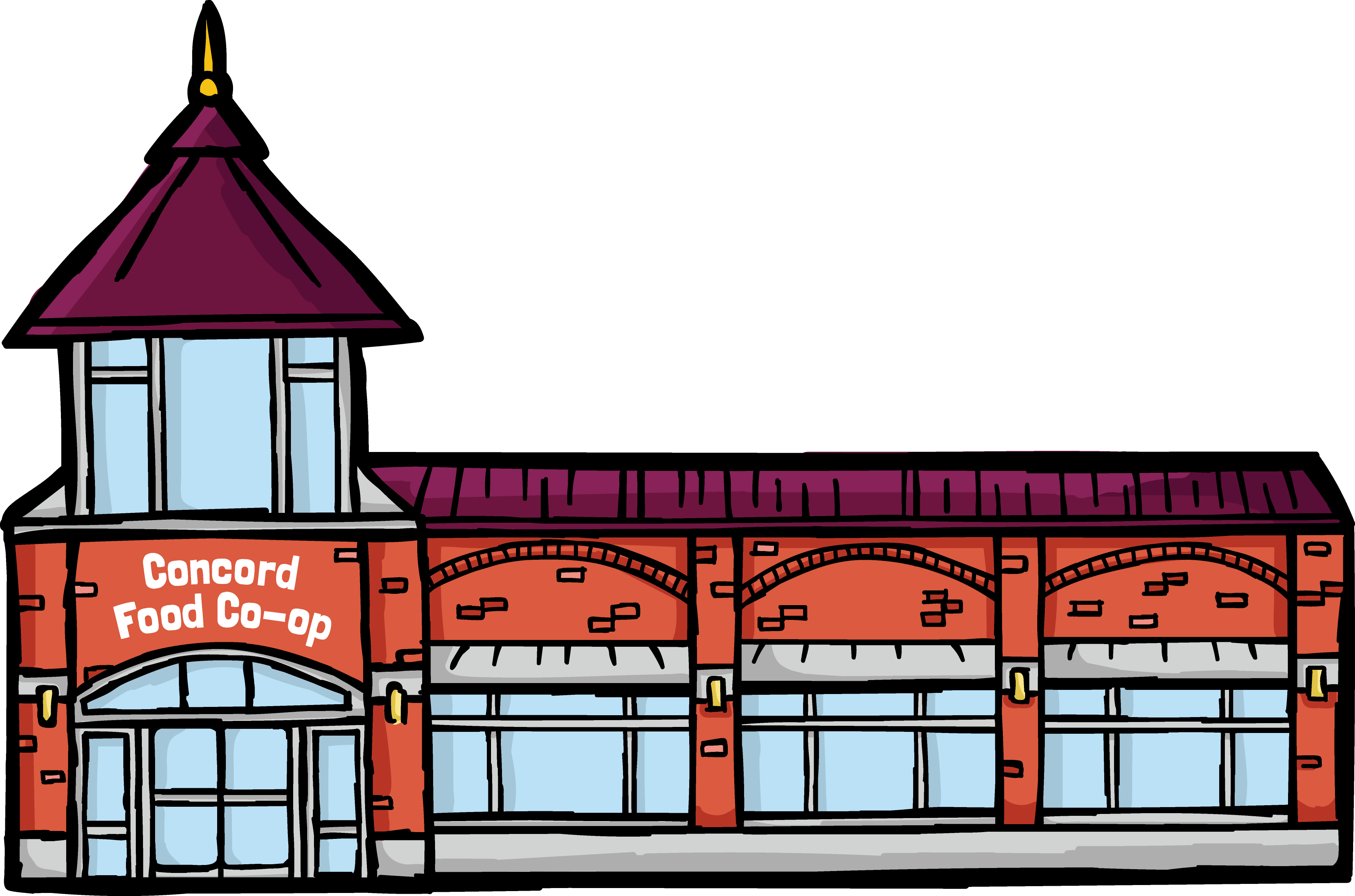 Full Co Op Illustration - House Clipart (3582x2369), Png Download