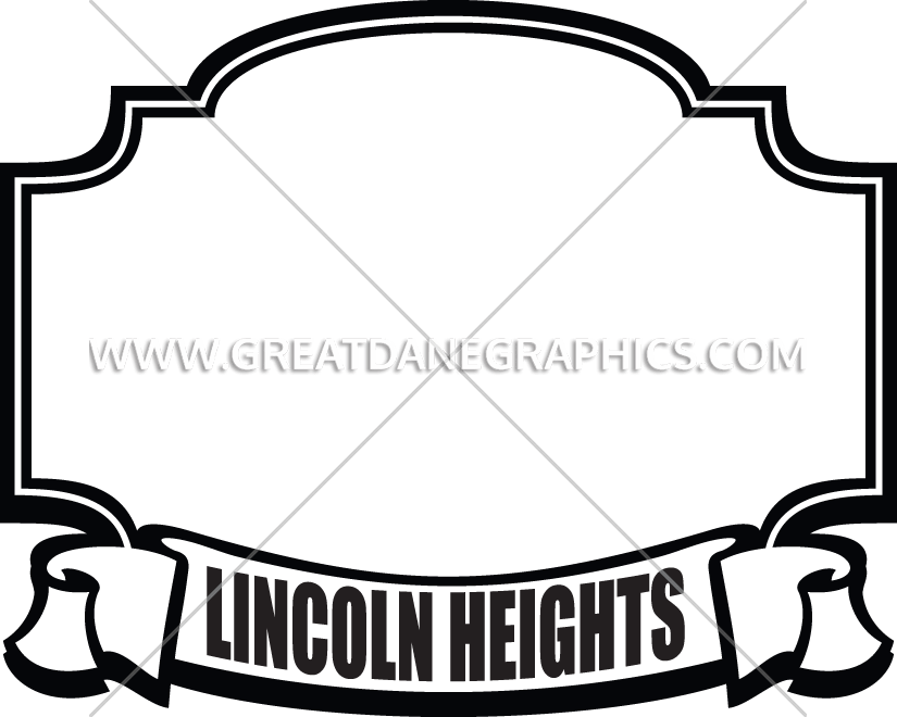 Plaque Clipart Black And White - Production - Png Download (825x660), Png Download