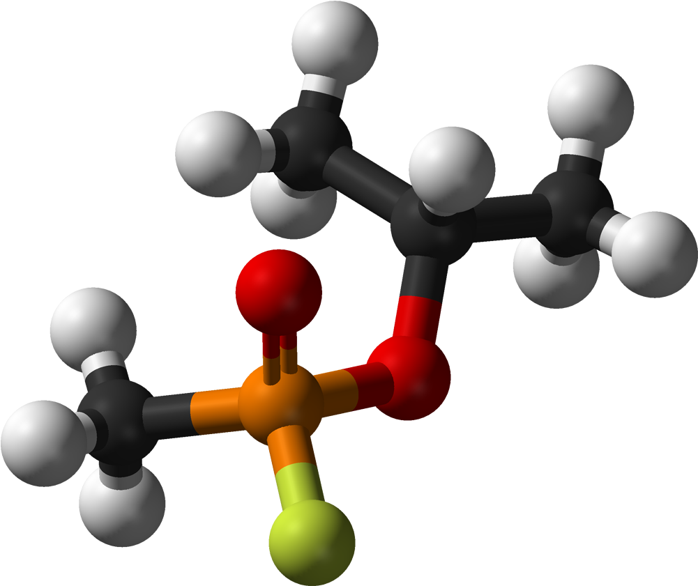 Sarin 3d Balls - Gas Sarin Clipart (1100x940), Png Download