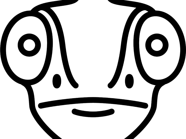 Drawn Chameleon Head - Chameleons Clipart (640x480), Png Download