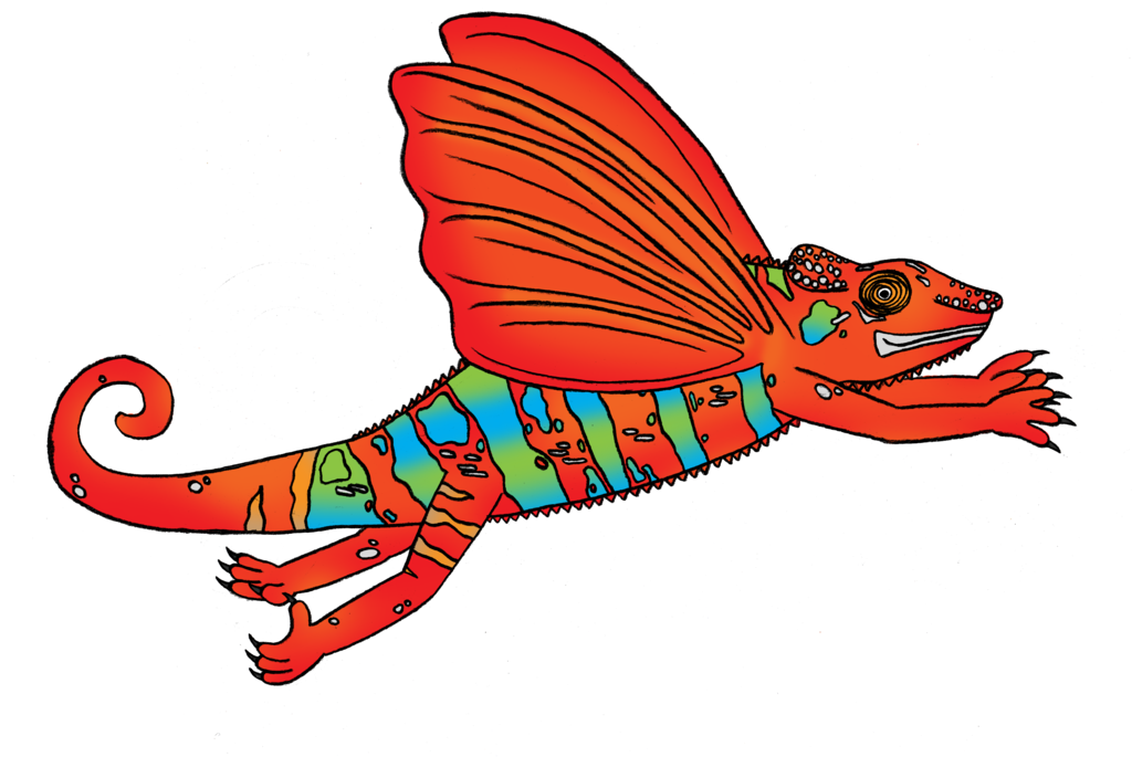 Clip Art Transparent Flying Red By Eugenezhitnikov - Png Download (1024x718), Png Download