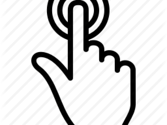 Finger Clipart Finger Click - Finger Icon - Png Download (640x480), Png Download