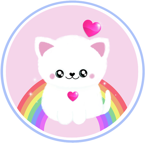 Bleed Area May Not Be Visible - Cute Rainbow Clipart (600x600), Png Download