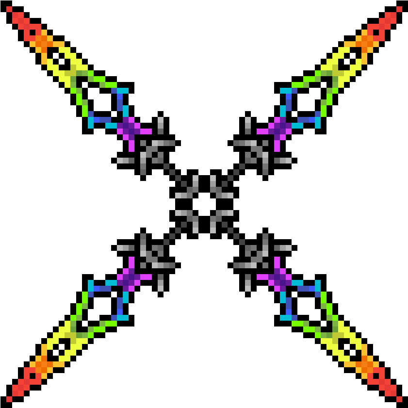 Ninja Star Of Terraria Swords - Kente Motifs Clipart (1200x1200), Png Download