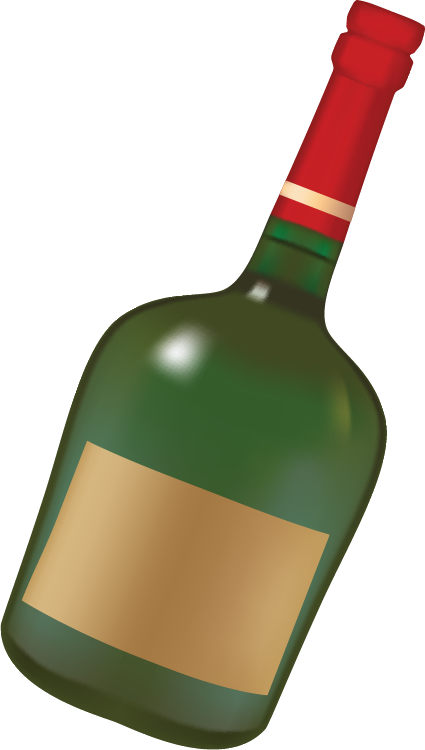 Mishloach Manot Activity - Glass Bottle Clipart (425x750), Png Download