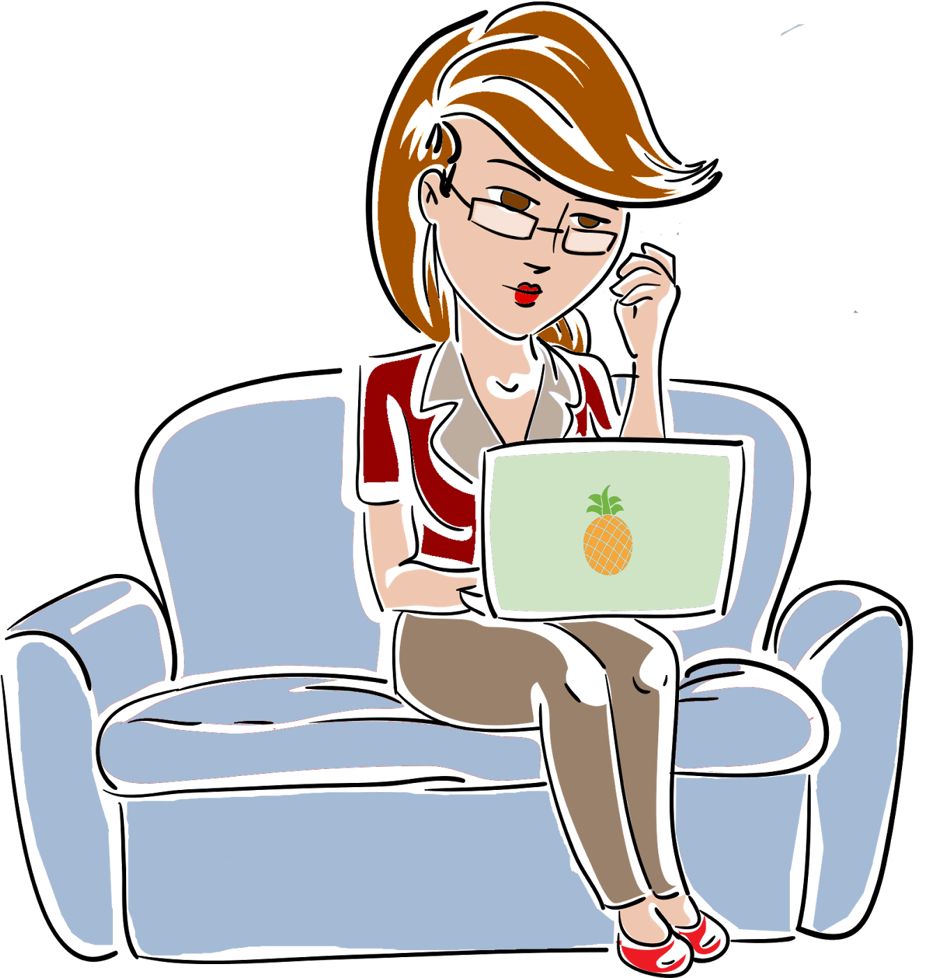 Stagger Out Of Bed When I Hear My Better Half Making - Sitting Clipart (1393x1600), Png Download