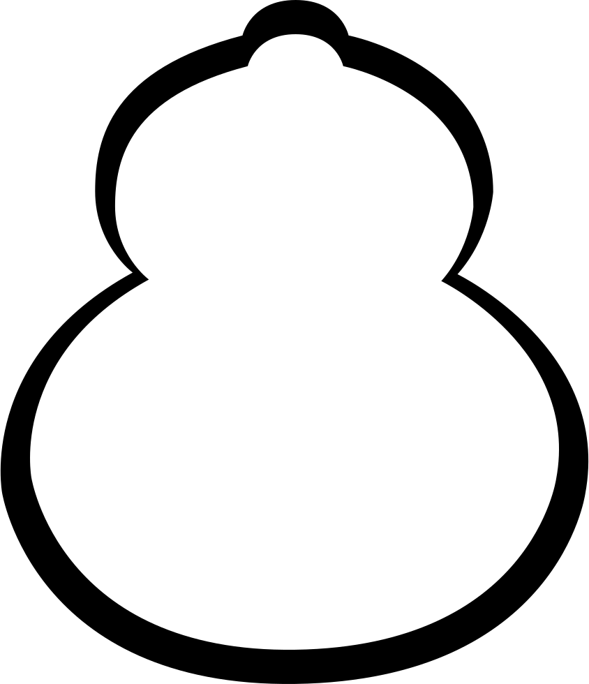 Gourd Drawing Monochrome - Calabash Clipart (844x980), Png Download