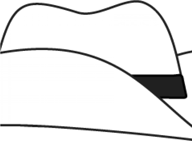 Hat Clipart Black And White - Cowboy - Png Download (640x480), Png Download