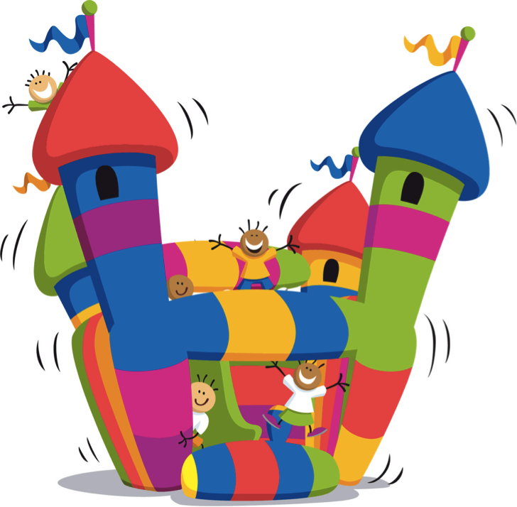 Feast Clipart Castle - Bouncy Castle Transparent Background - Png Download (728x714), Png Download