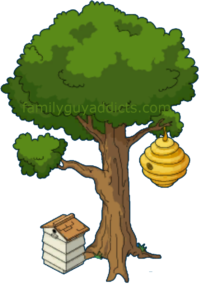 Beehive On A Tree Clipart Www Pixshark Com Images Bee - Beehive - Png Download (660x925), Png Download