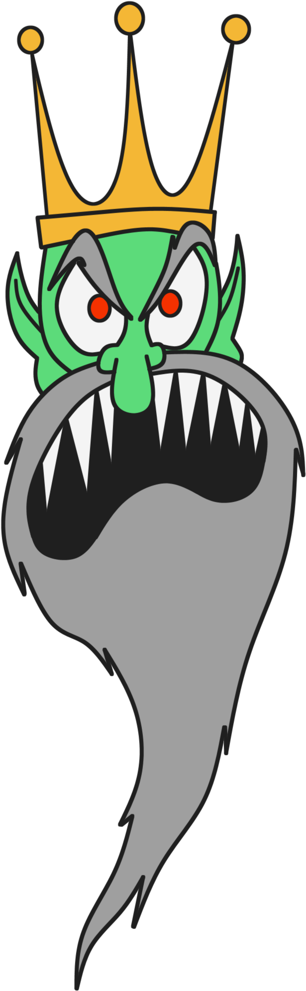 Kingcreep - Gareth Barsby Clipart (850x2121), Png Download