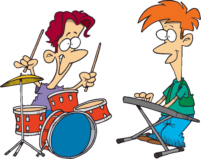Banner Free Image Of Clip Art Clipartoons Free - Band Clip Art - Png Download (650x515), Png Download