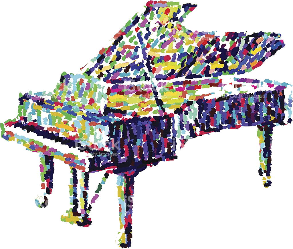 Piano Illustration Vector Id165036812 - Playing Scared: My Journey Through Stage Fright Clipart (1024x872), Png Download