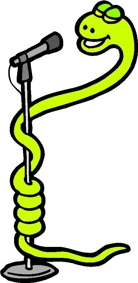 Cobra Clip Art - Animal Music Clip Art - Png Download (490x1004), Png Download