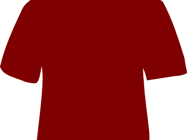 Maroon Clipart Red Tshirt - Active Shirt - Png Download (640x480), Png Download