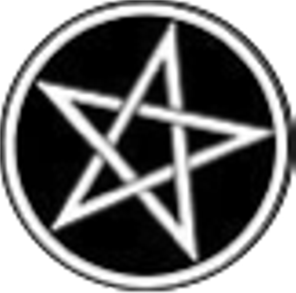 Tumblr Satanic Stickers Simbol Black Freetoedit - Dark Magician Girl Gifs Clipart (1024x1024), Png Download
