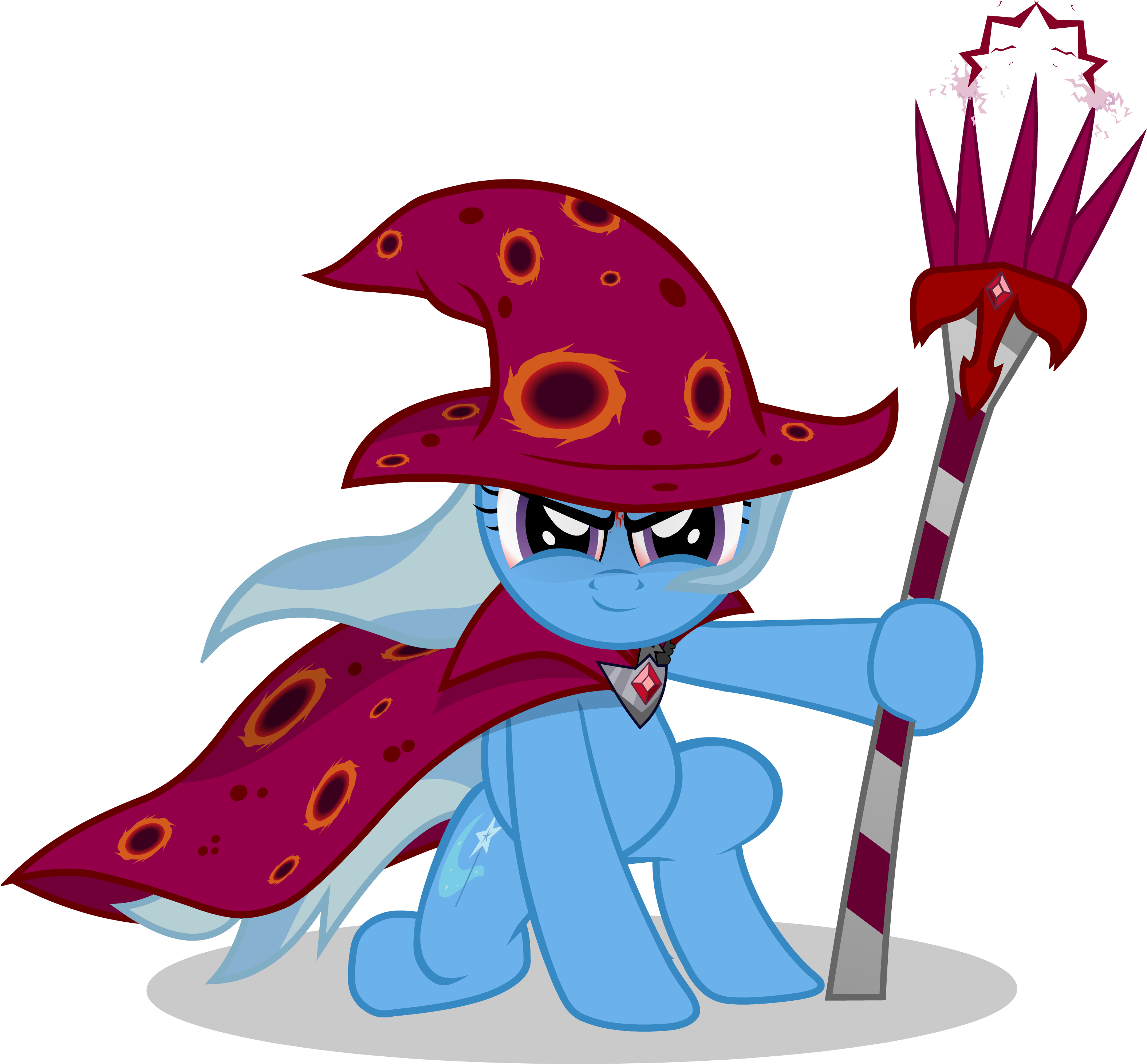 Clipart Black And White Library Magic Clipart Free - My Little Pony: Friendship Is Magic - Png Download (3349x2994), Png Download