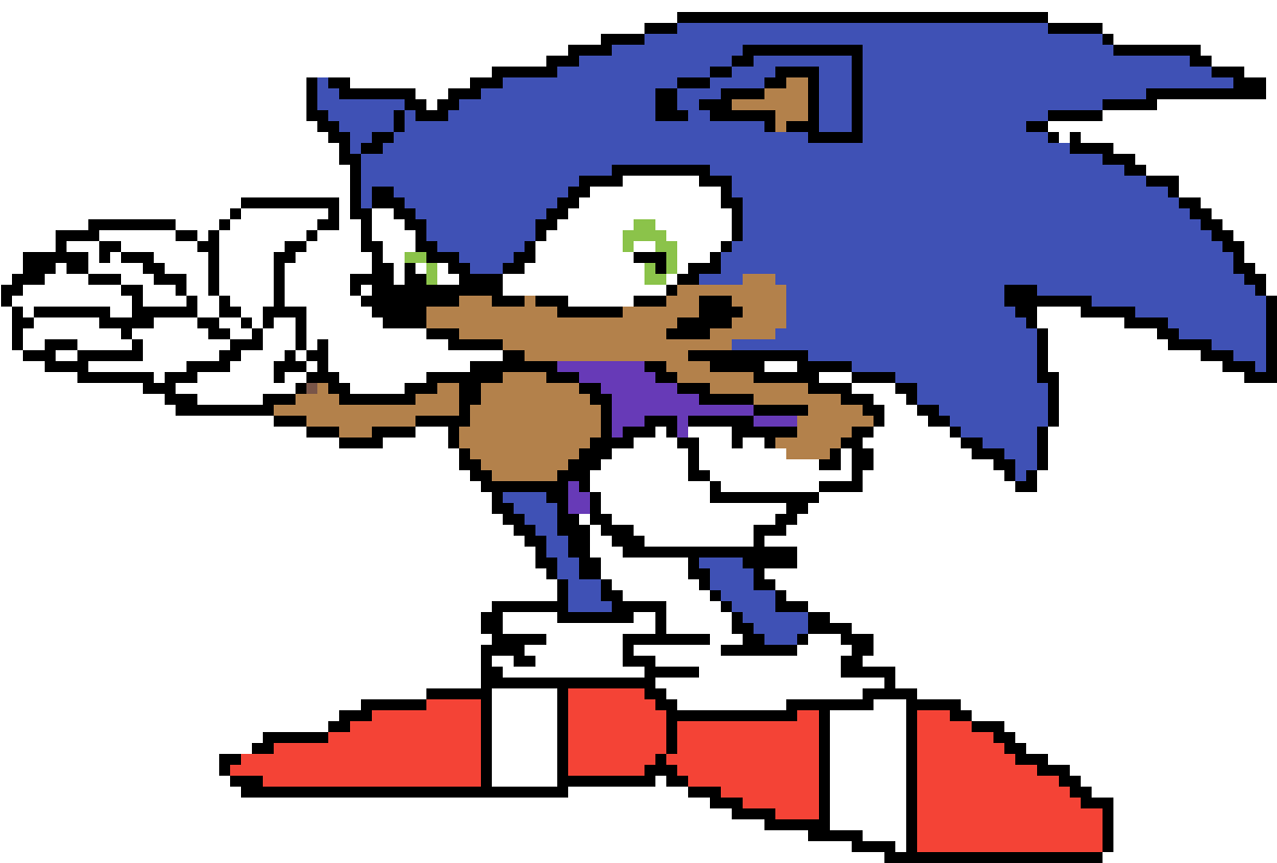 Sonic The Hedgehog - Cartoon Clipart (1200x800), Png Download