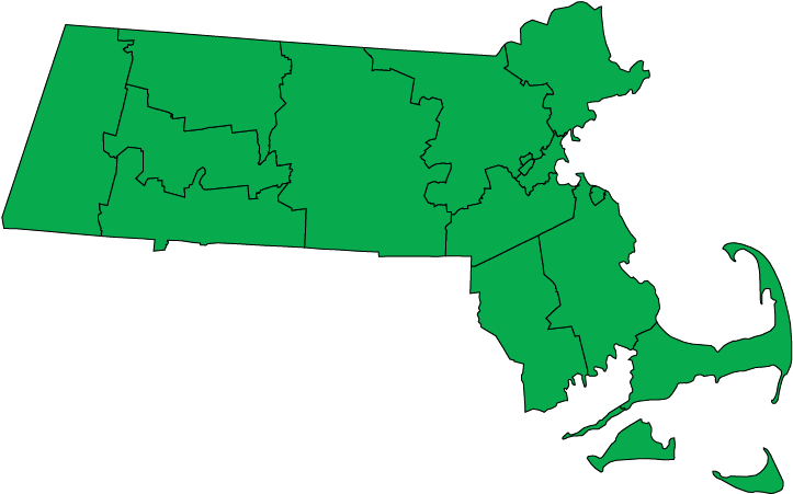 Massachusetts Climate Zones - Massachusetts Election Results By County 2010 Clipart (793x613), Png Download