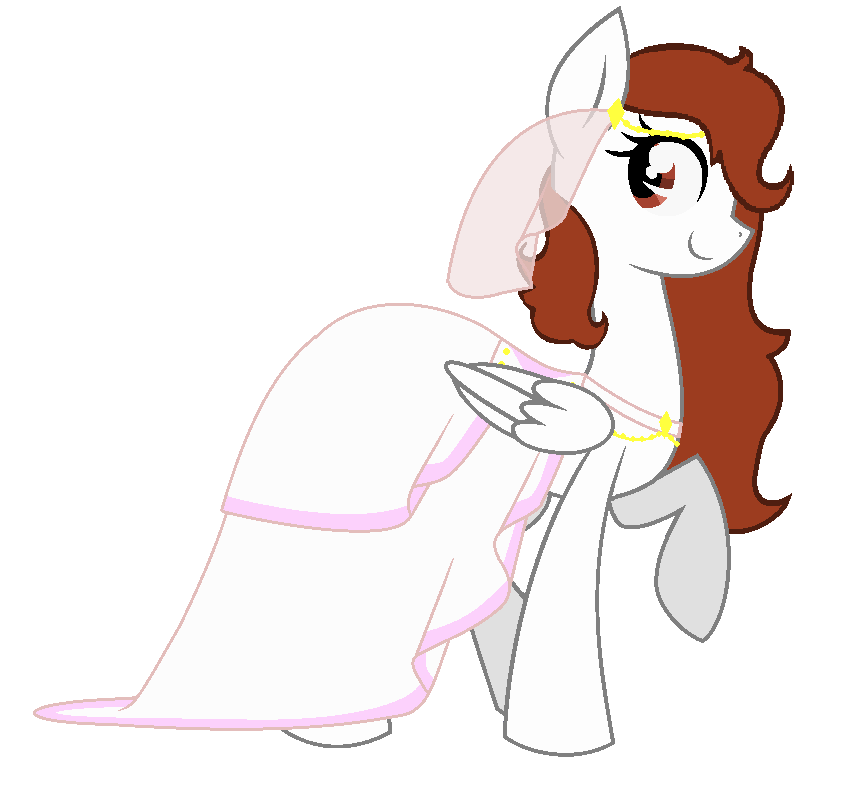 Second Is A Wedding Dress - Cartoon Clipart (852x786), Png Download