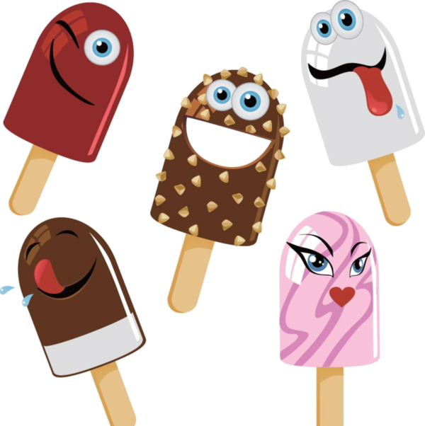 Glaces,ice Cream Clipart (600x602), Png Download
