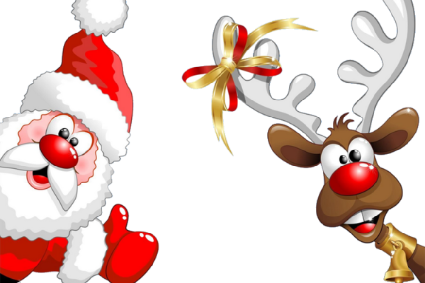 Écrire Au Père Noël - Santa Claus Png Transparente Clipart (875x583), Png Download