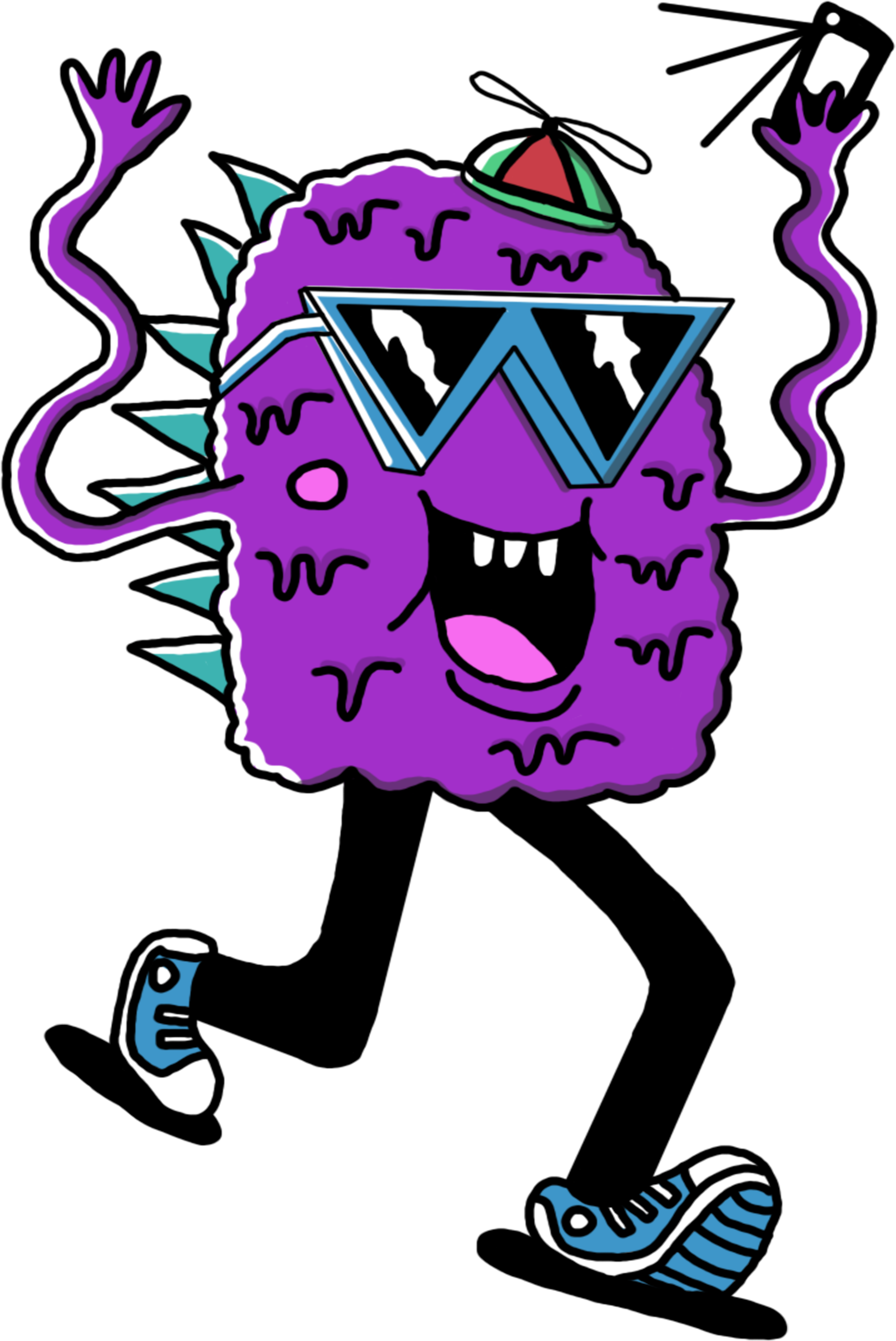 Happy-mascot Clipart (4625x4624), Png Download