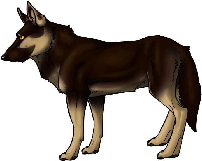 Manga German Shepherd - German Shepherd Art Png Clipart (706x566), Png Download