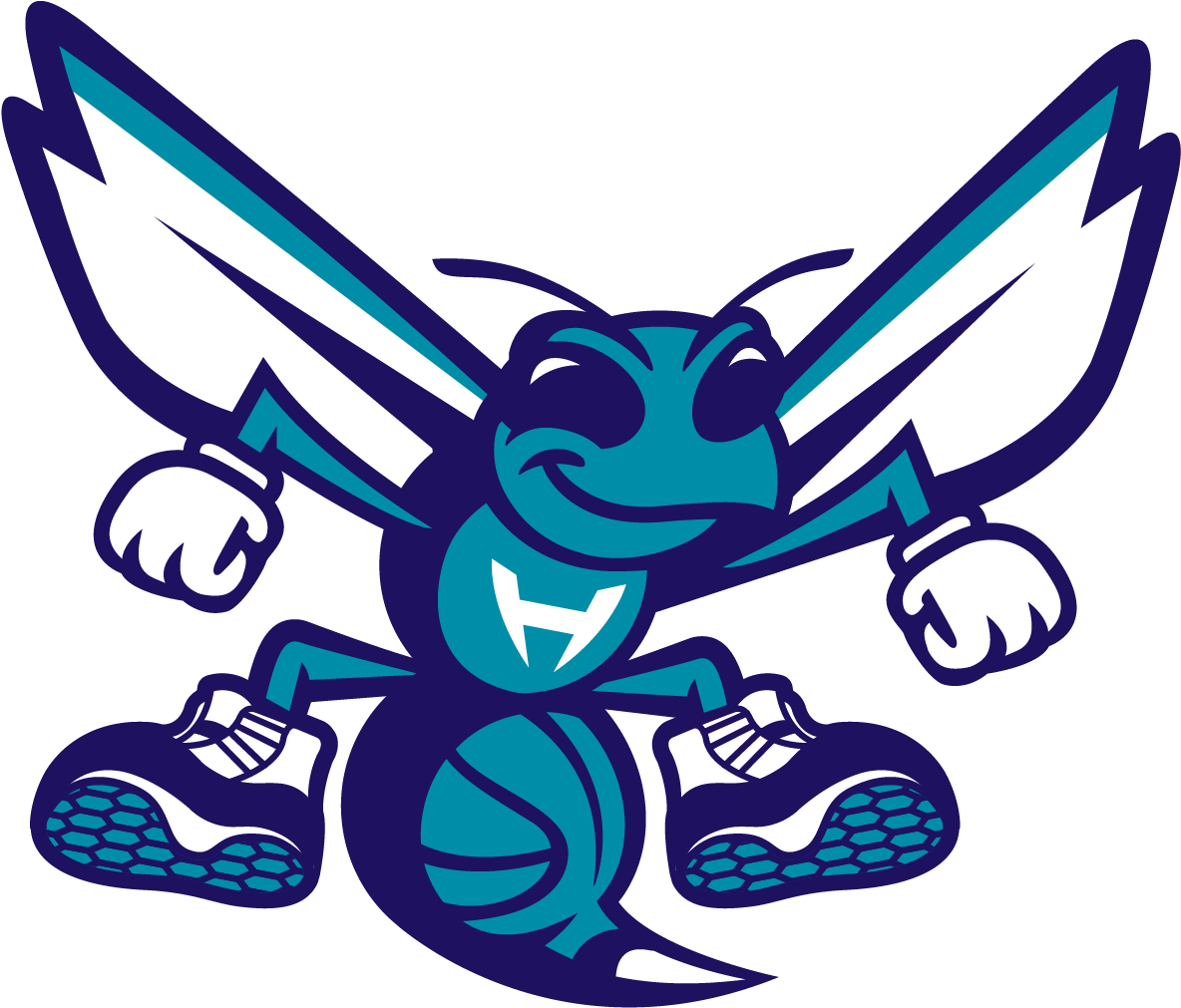 Blue Hornet Iptv Service Blue Hornet Iptv - Charlotte Hornets Png Clipart (1352x1016), Png Download