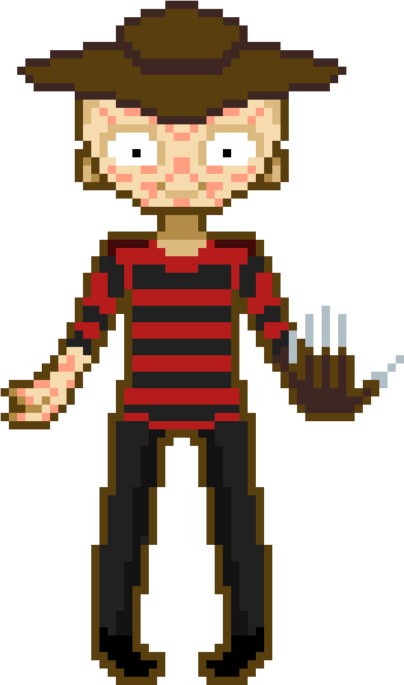 Freddy Krueger - Human Clipart (696x1200), Png Download