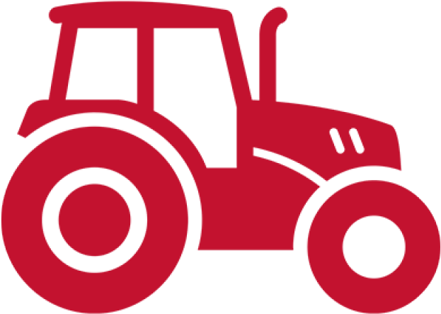 Tractor Clipart Case Tractor - Outline Of Tractor Transparent - Png Download (640x480), Png Download