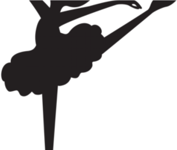 Ballerina Clipart Black And White - Png Download (640x480), Png Download