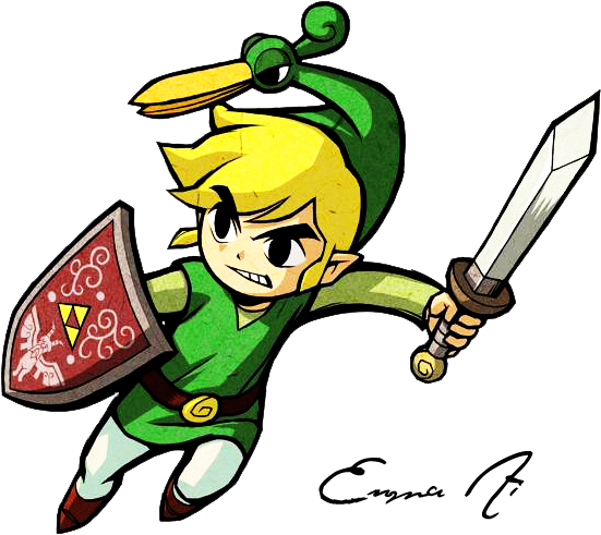 Members - Legend Of Zelda: The Minish Cap : Book] Clipart (576x537), Png Download