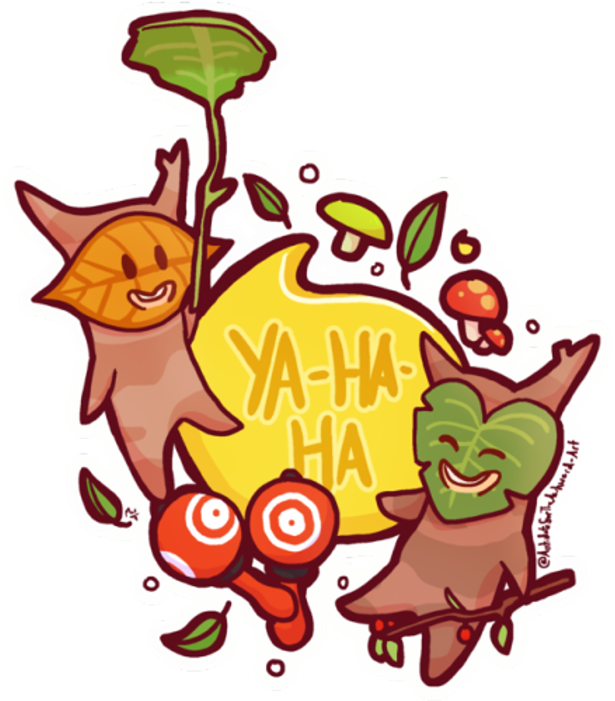 Koroks Thelegendofzelda Link Zelda Breathofthewild - Cartoon Clipart (1024x1024), Png Download