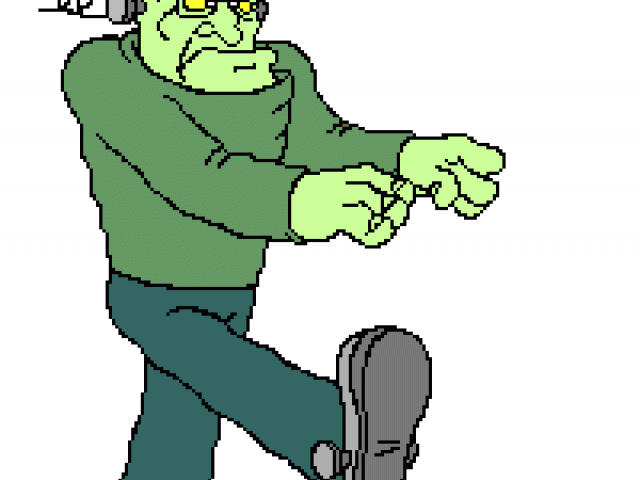 Clipart Frankenstein Animated Gif - Png Download (640x480), Png Download