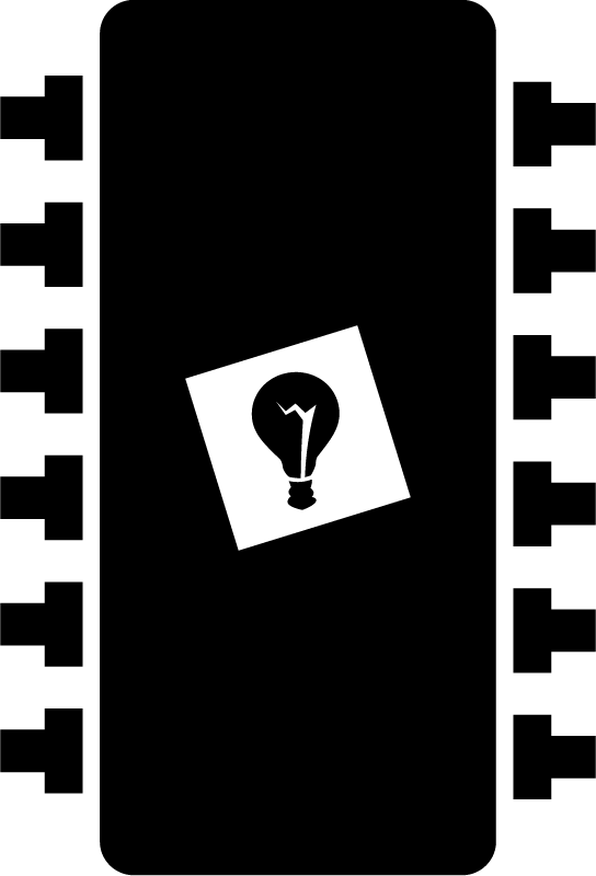 Let's Build Something Great Dip Chip - Illustration Clipart (544x800), Png Download