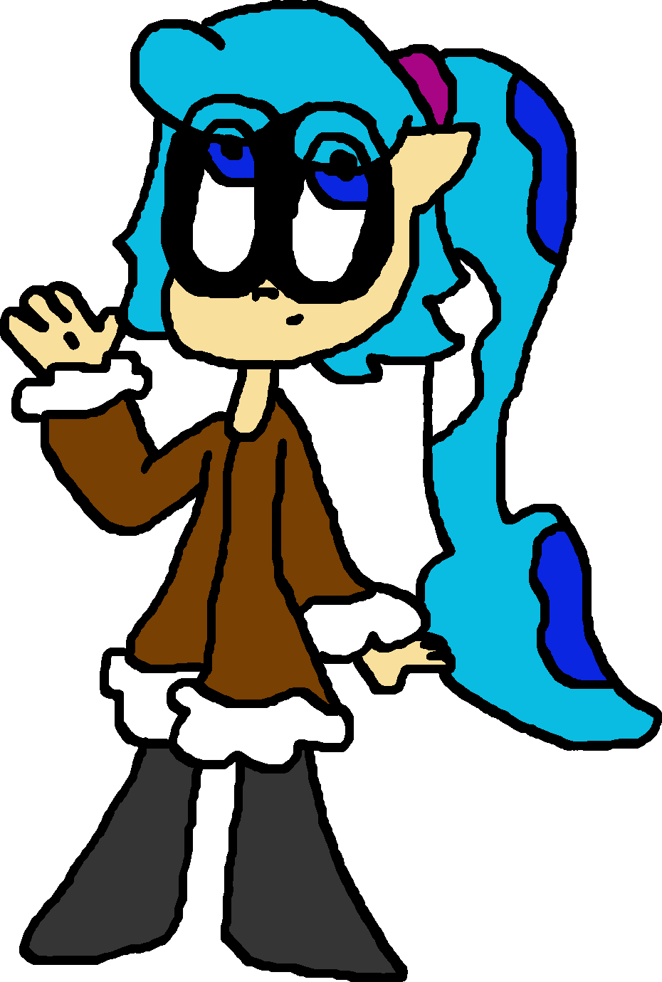 Sadie Winter Ham - Cartoon Clipart (930x1380), Png Download