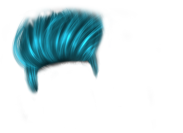 Blue Hair 8 Png Blue Hair 8 Png Wwu Blue Hair Clip - Hair Blue Png