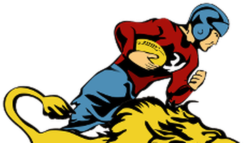 Detroit Lions Vintage Logo Clipart (1024x576), Png Download