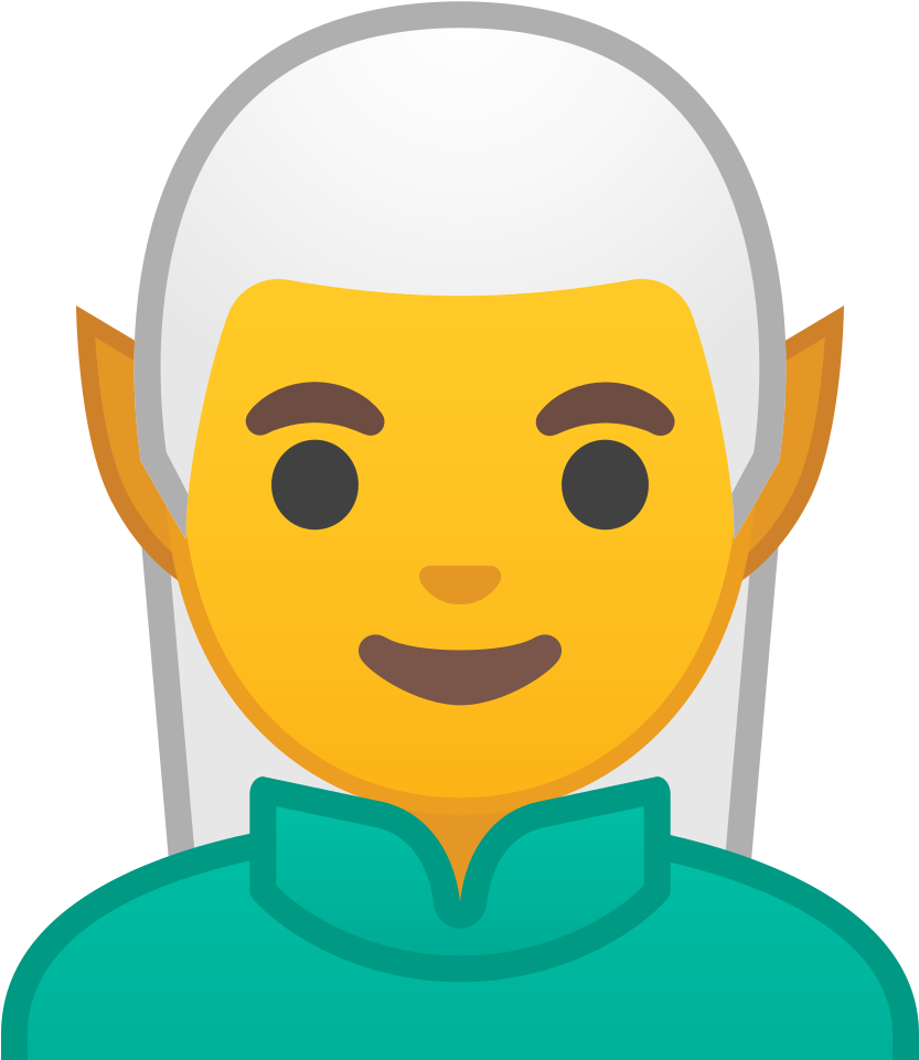 Man Elf Icon - Emoji De Bombero Clipart (1024x1024), Png Download